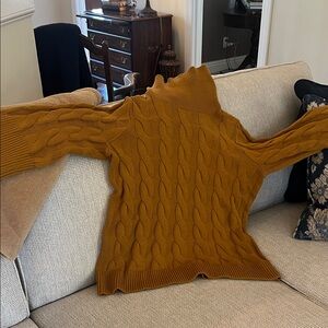 Ann Taylor Warm Amber Knit Sweater